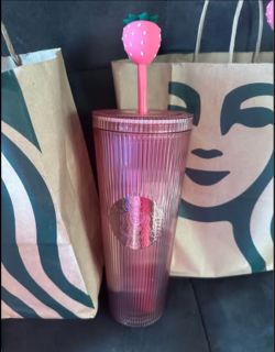 Starbucks pink tumbler