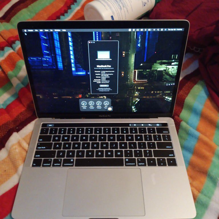 2019 Macbook Pro 13" With Touchbar