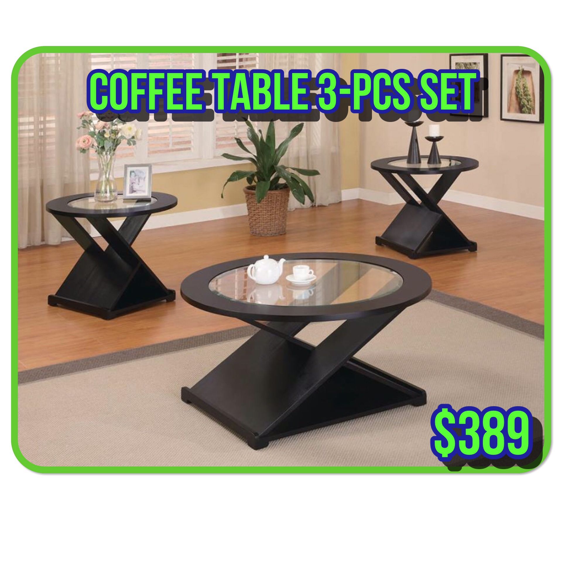 3-PCS Coffee Table Set in Offer