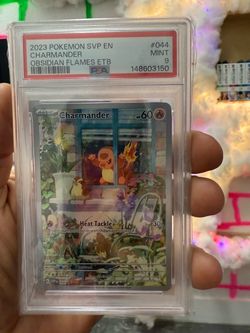 PSA 9 Charmander SVP #044 Obsidian Flames ETB