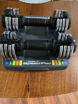 Reebok speed pack adjustable weights