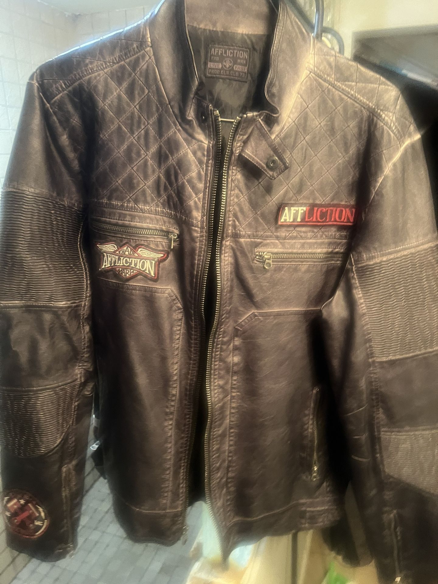 Affliction Men’s Leather Jacket