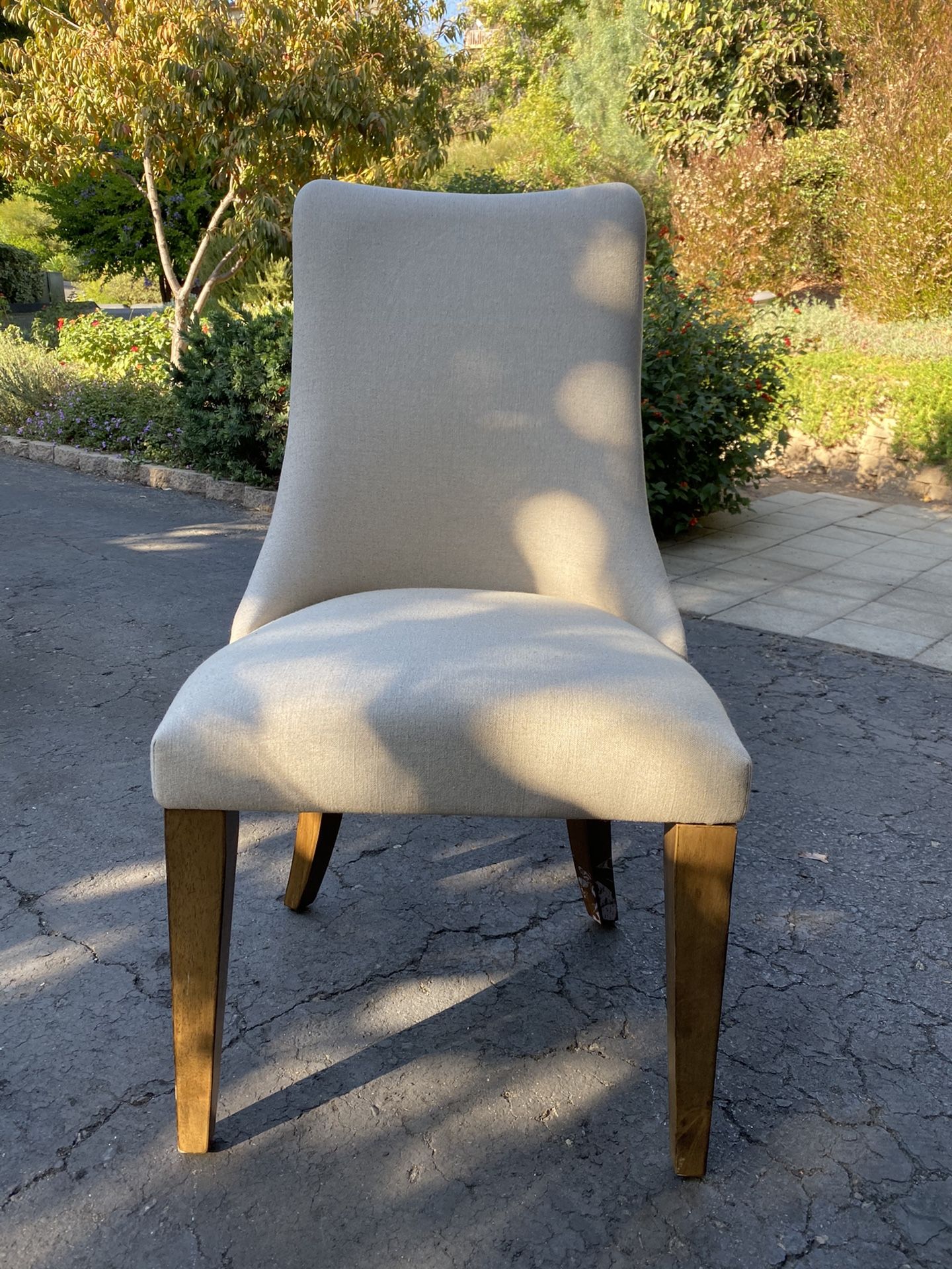 Cream lounge chair