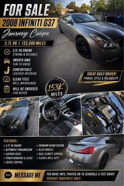 2008 Infiniti G37