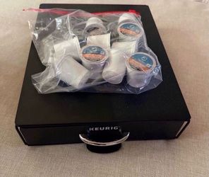 Keurig K-Cup Storage LARGE Drawer with FREE Coffee Pods