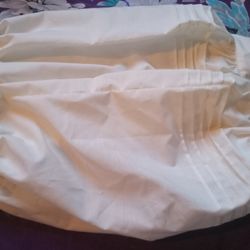 Mid-Victorian Reproduction Undersleeves + Pair Of Antique Brocade Curtain Tiebacks