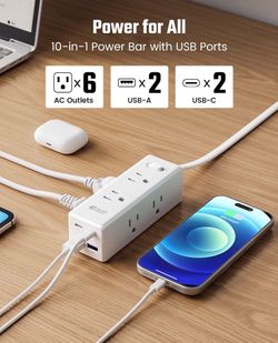Extension cord with multiple outlet