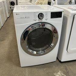 LG White Electric Dryer