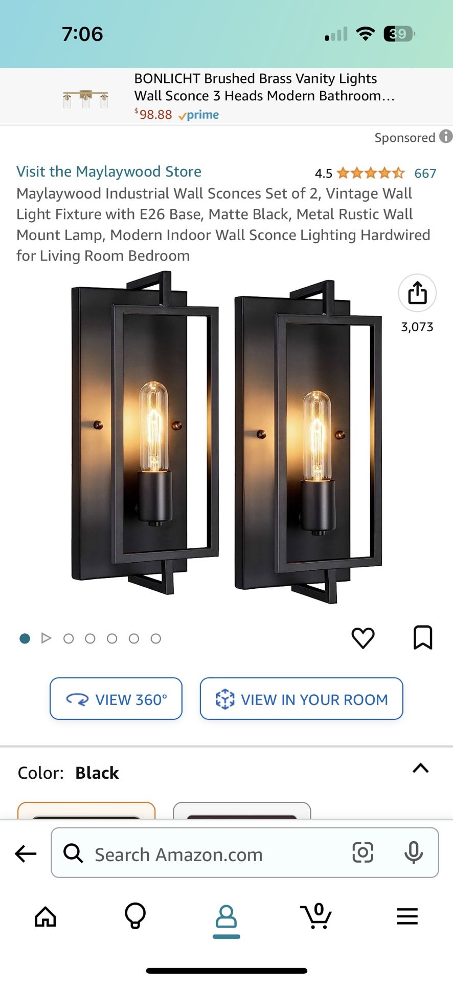 Wall Sconce / Light Fixture