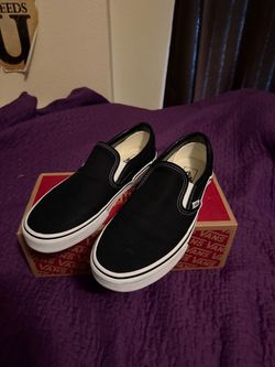 Vans Classic Slip-On Sneakers Black White