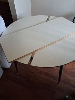 Mid-Century Formica Extendable Dining Table