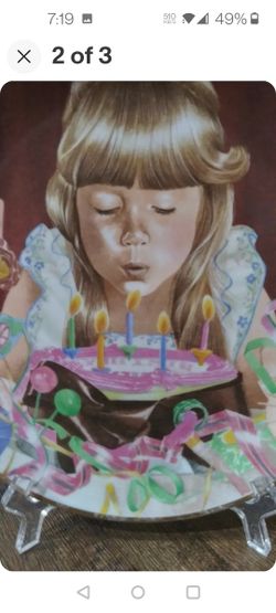 MAGIC MOMENT VTG COLLECTABLE PLATE. MINT