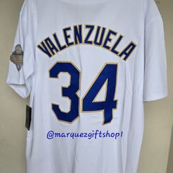 Men's Valenzuela 2026 Dodgers Jerseys 