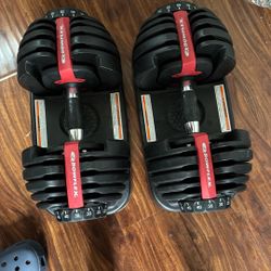 Bowflex  Adjustable 50 lbs Dumbbells