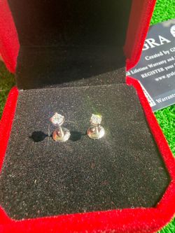 Mossenite earrings