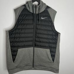 Nike Therma-Fit Winterized Vest Mens XL Black Grey BV4534-071