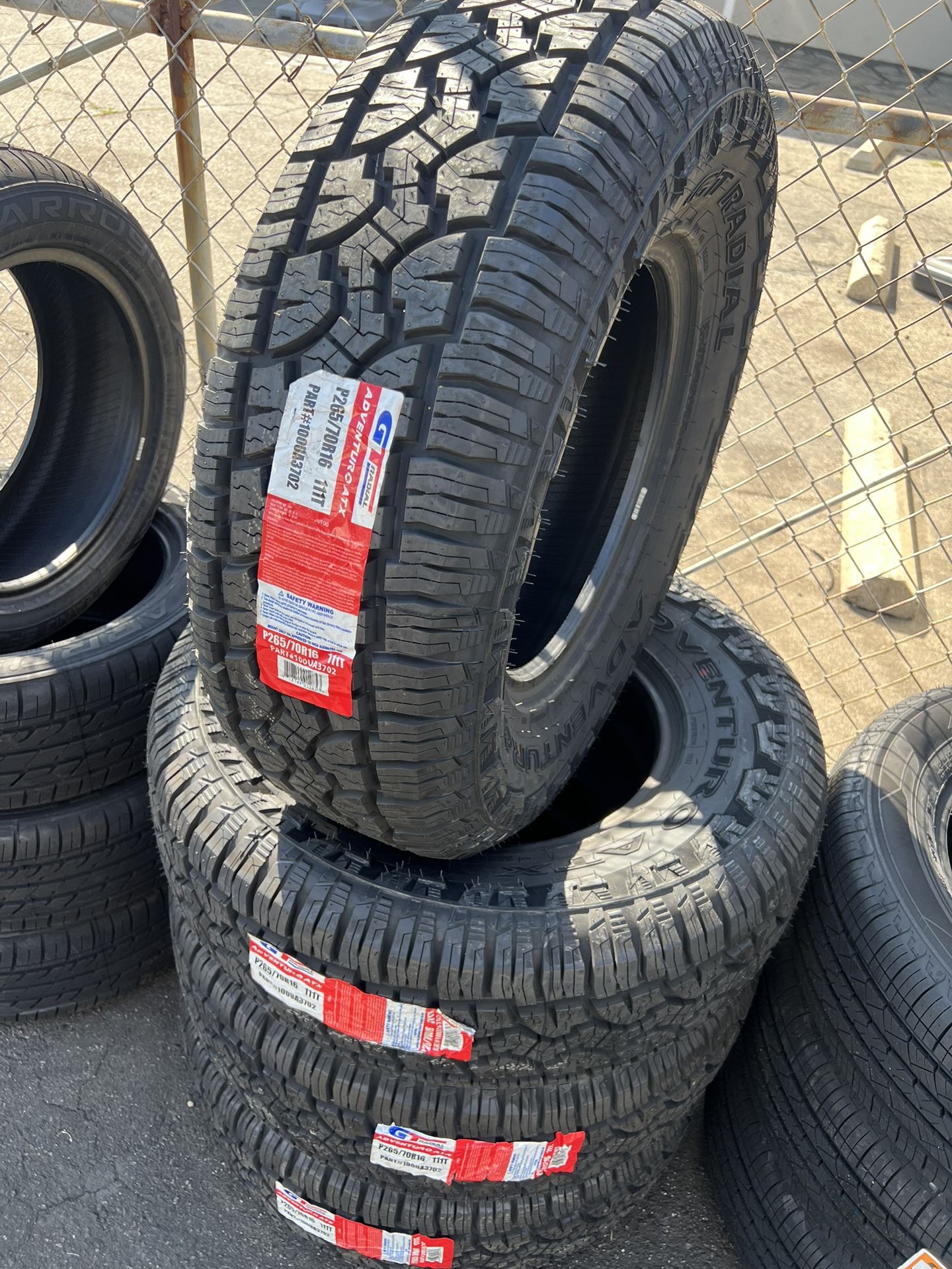 4 New Tires 265/70/16 Gtradial A/T Mount & Balance // Set De 4 Llantas  Gtradial Todo Terreno Ya Instaladas