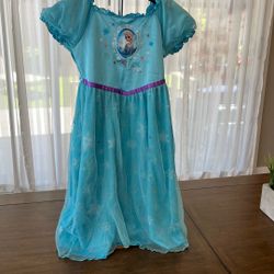 Disney Frozen Elsa Nightgown Pajamas - Girls 7/8