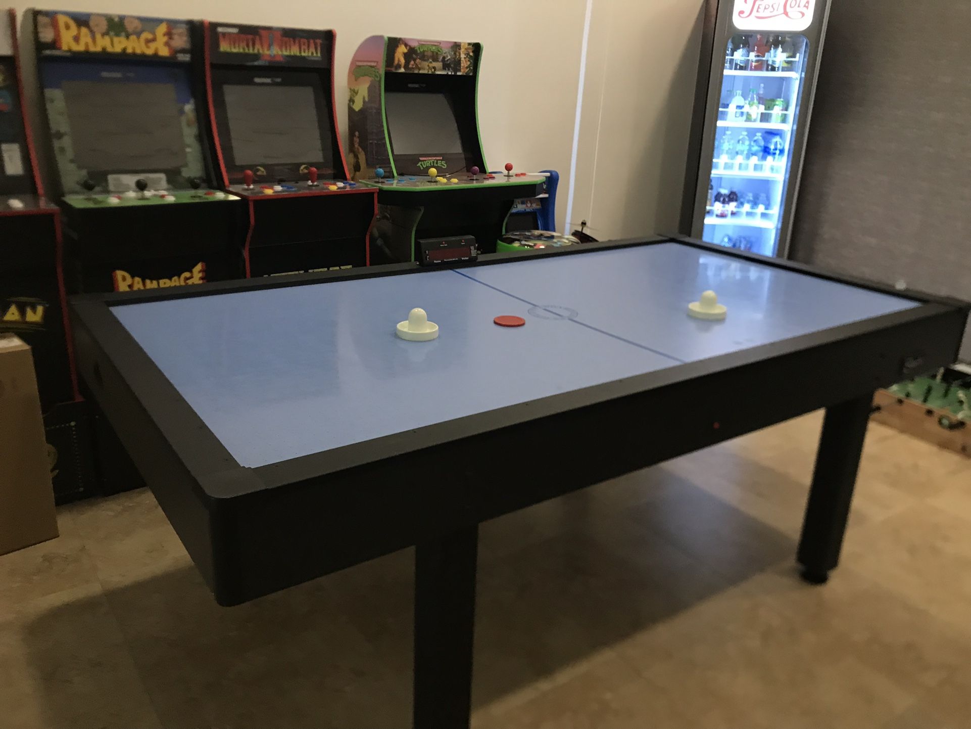 Beautiful Full size air hockey table