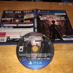 PS4 Game The Walking 🚶 Dead 💀 Saints & Sinners Complete Edition 