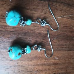 Turquoise Earrings.