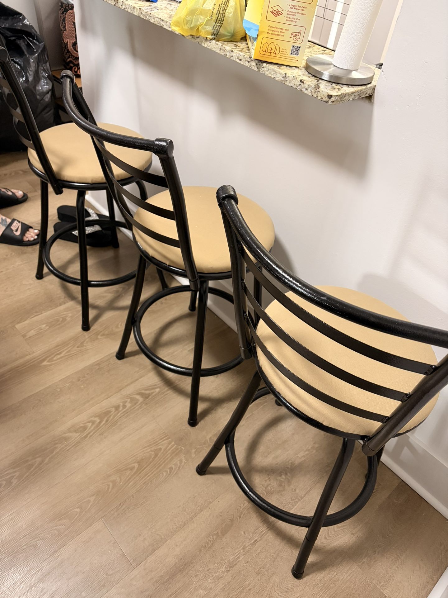 COUNTER TOP CHAIRS AND ROCKING CHAIR