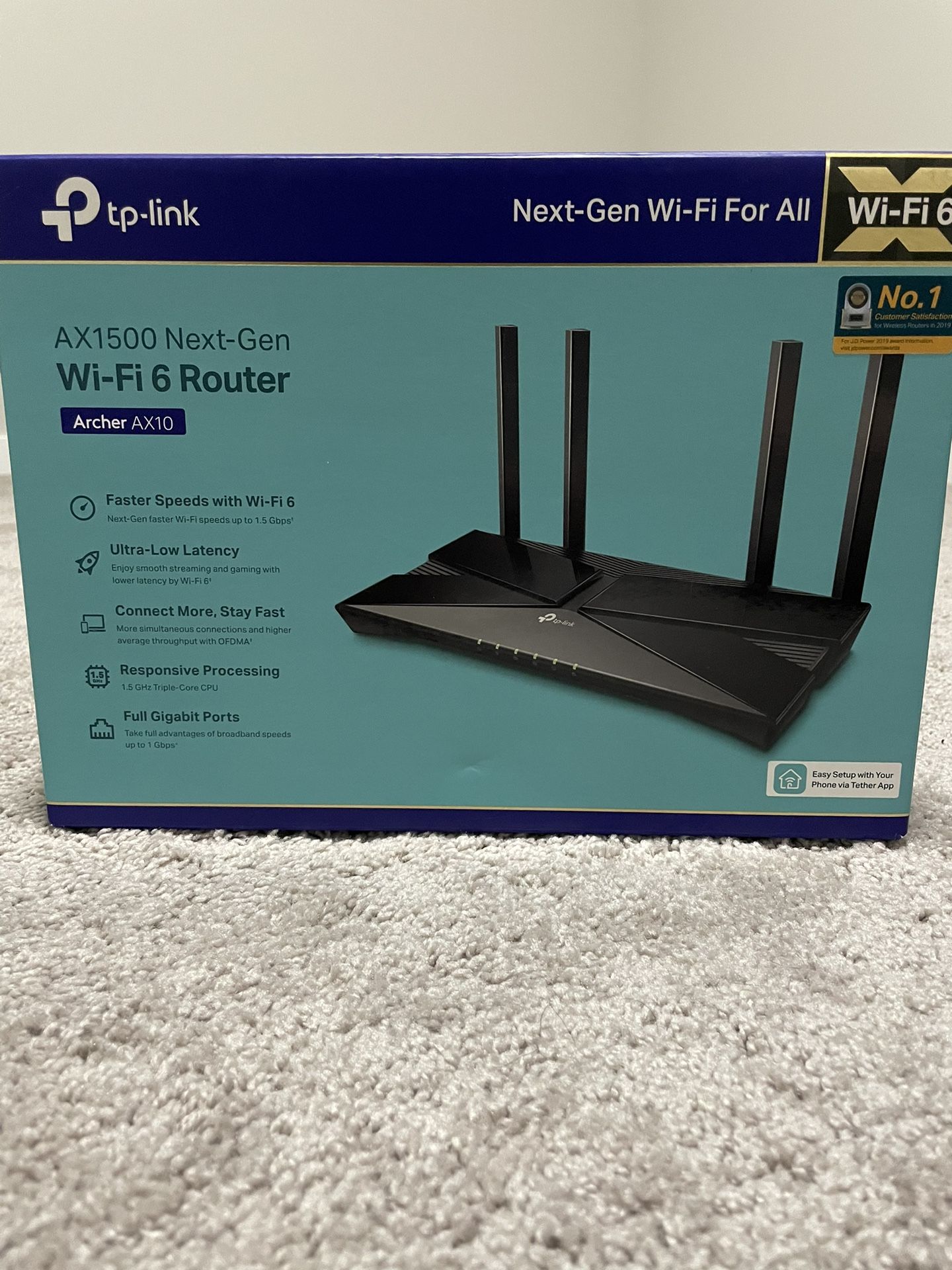 TP Link AX 1500 Router
