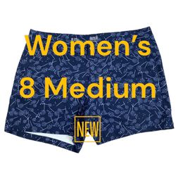 Women's a.n.a JCP 8 M Medium Shorts Navy Blue Chino Khakis Twill Stretch NWOT