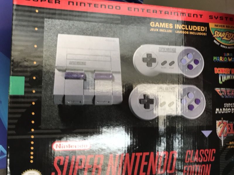 Brand new with store receipt Super Nintendo