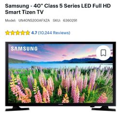 Samsung 40 Inch FHD Smart TV