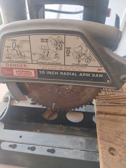 10 inch radial arm saw