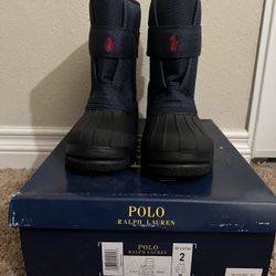 Brand New Polo Ralph Lauren Snow Boots Size 2Y