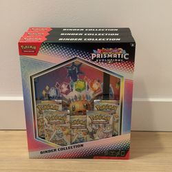 Pokémon Prismatic Evolutions Binder Collection 