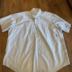 Men’s Brooks Brothers button down shirt, short sleeve shipping available