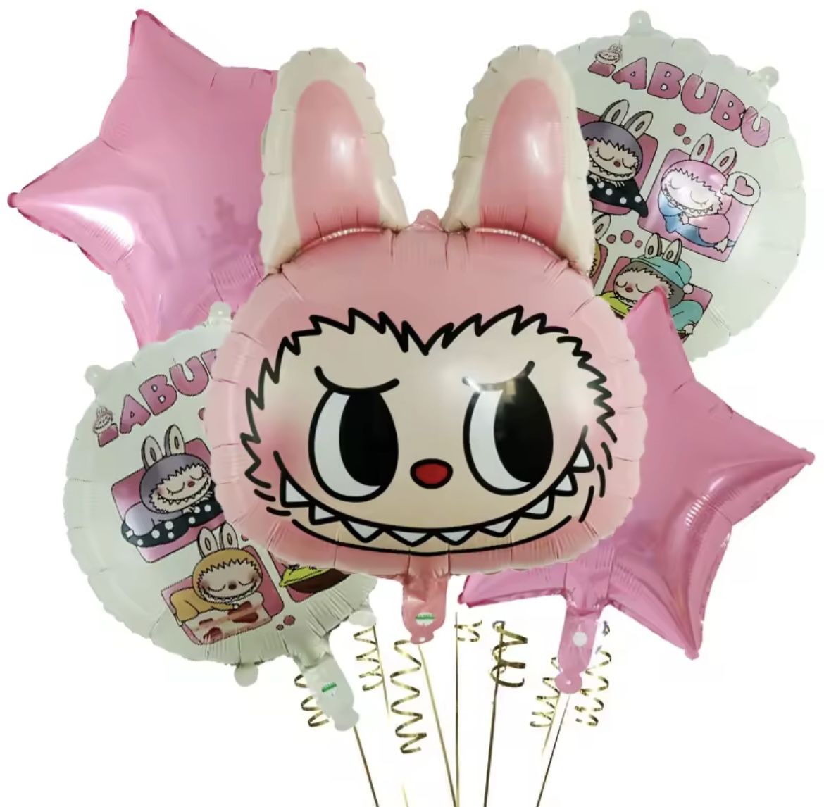 LABUBU BALLOONS (5 Pc)