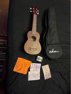 Ukulele with case