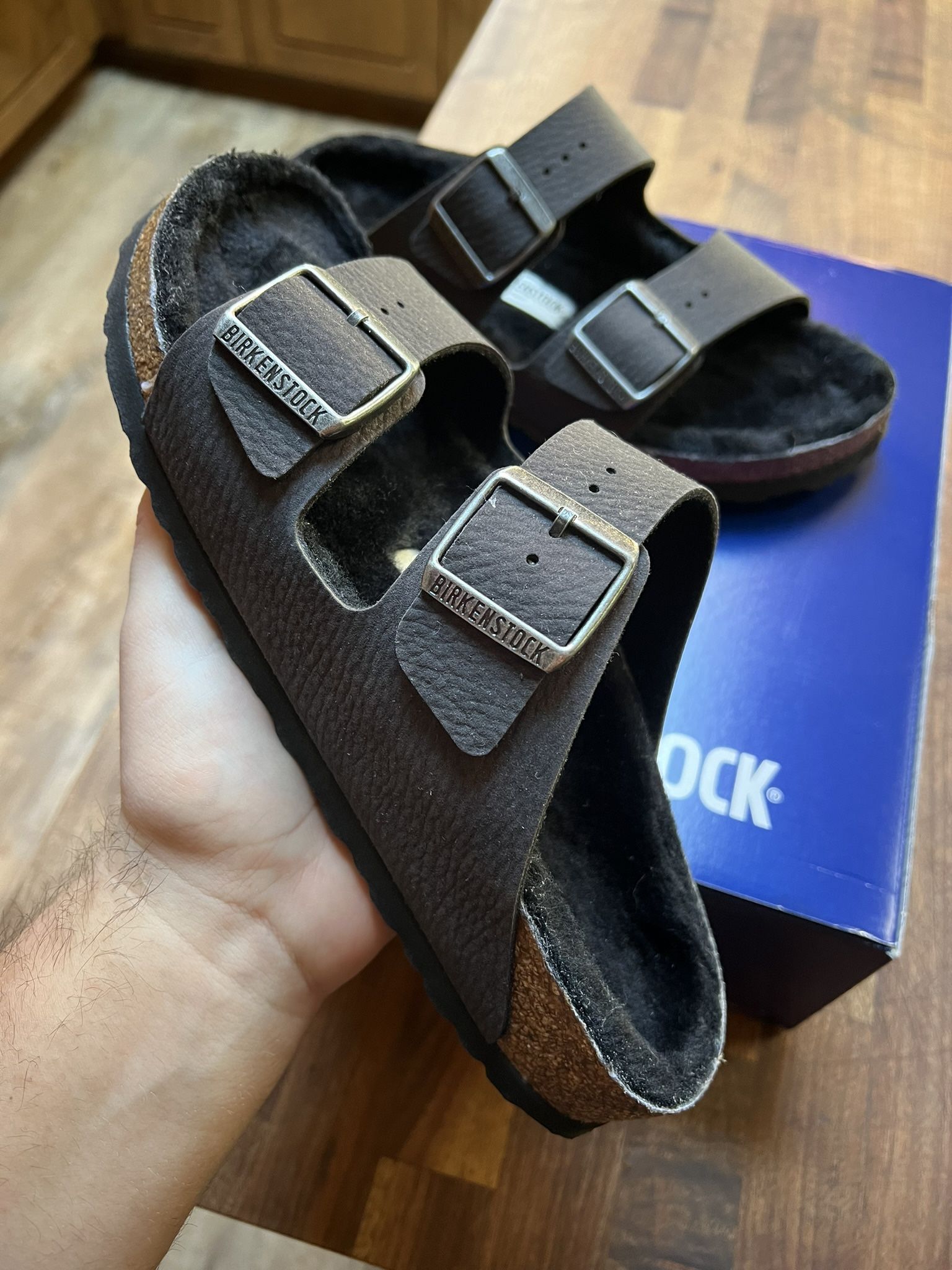 Birkenstock Arizona “Desert Dusk Black”