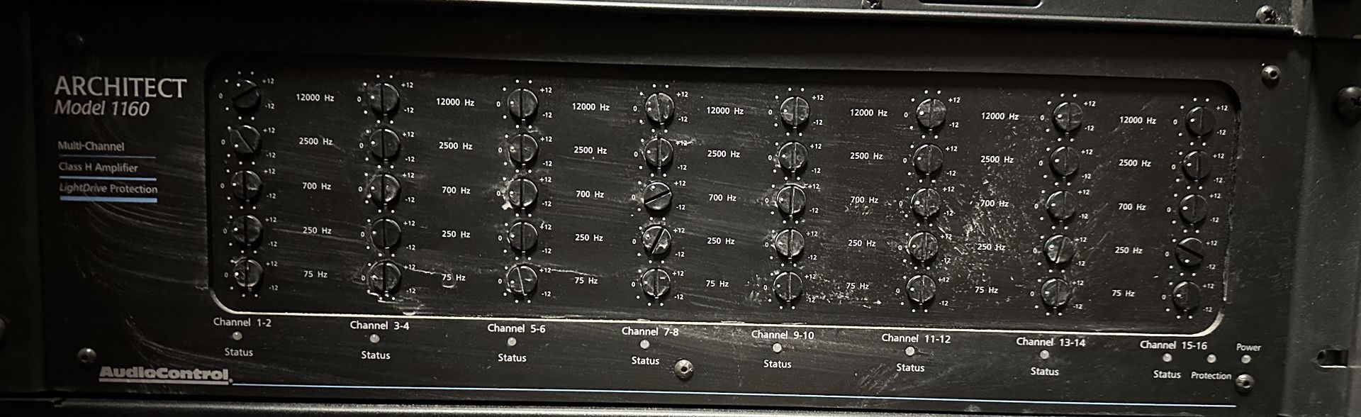 Audio control Architect 1126 - 16 Channel multi zone Amplifier