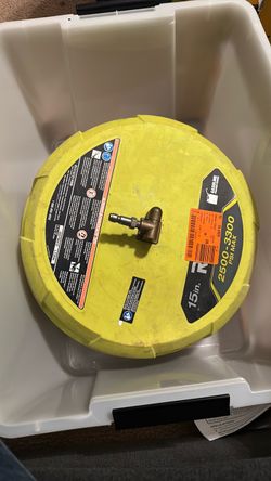 Limpiador de Superficies Ryobi 15" para Hidrolavadora (3300 PSI Max) Ryobi 15" Surface Cleaner for Gas Pressure Washer (3300 PSI Max)