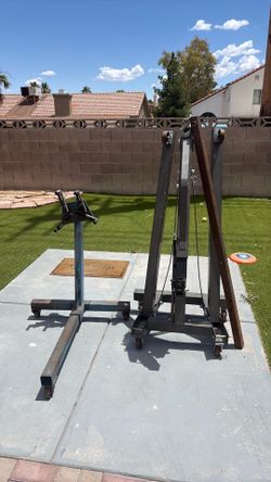 Engine hoist & motor stand