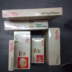 Spobe Christmas Tree Holiday Plate Bowl Cups Collectibles