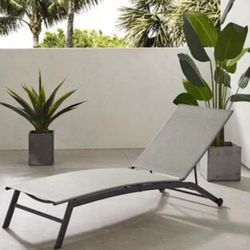 Crosley Outdoor Sling Chaise Lounge 