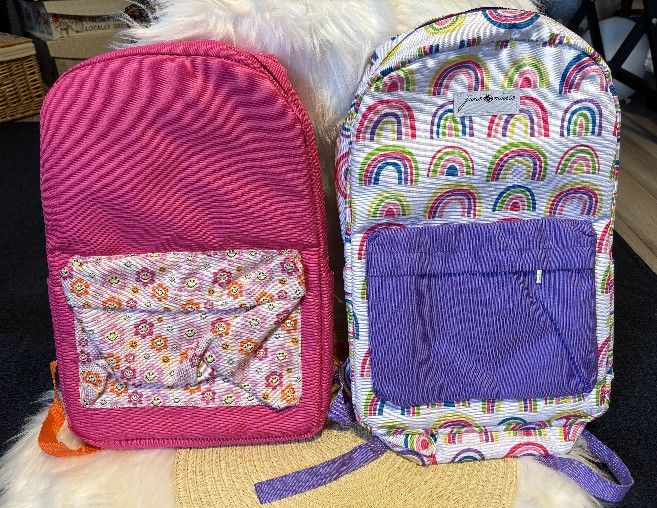 2 New Girls Jane-marie Backpacks With Tags Hard To Find Prints 