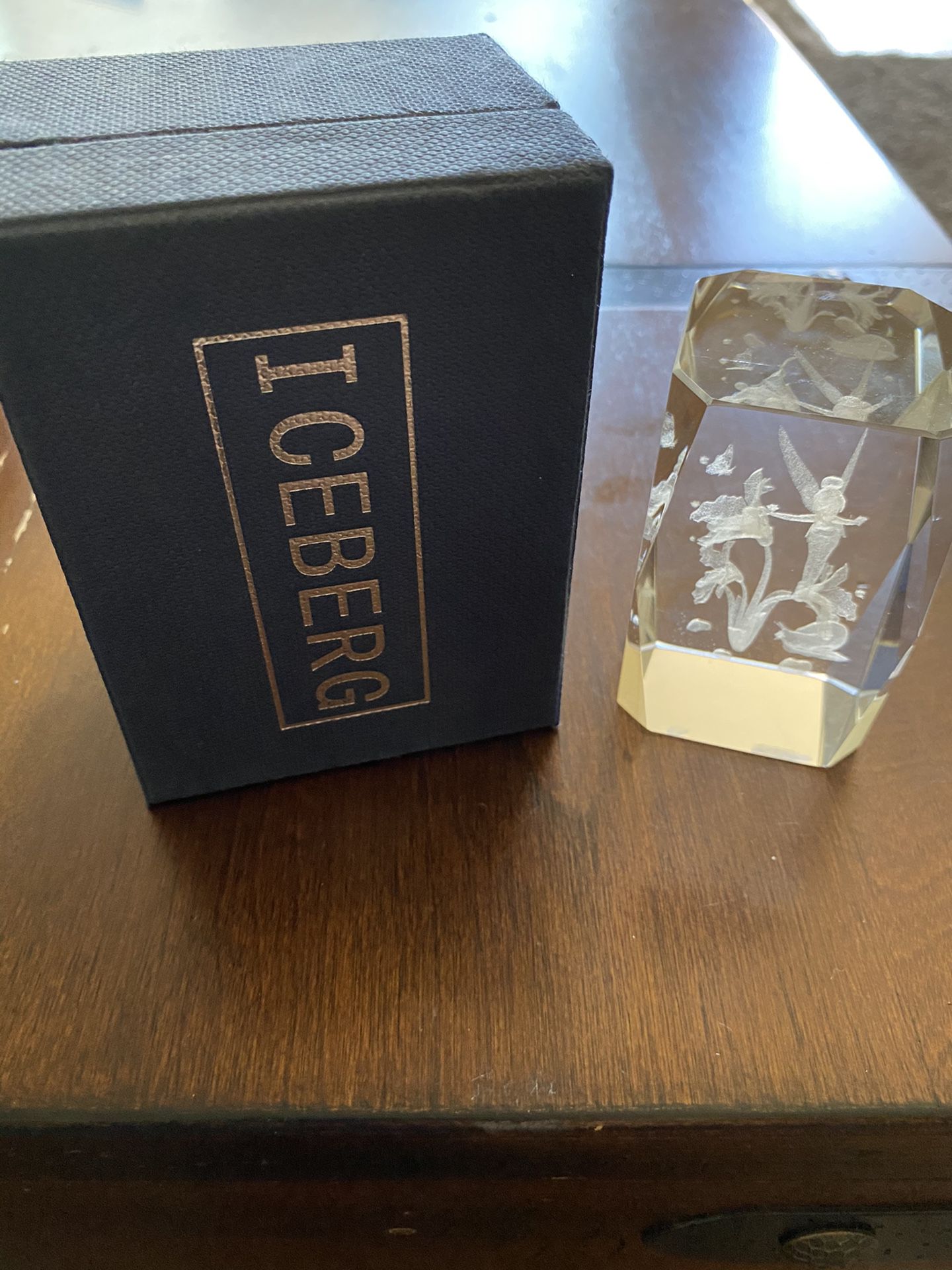 Tinkerbell Laser Etched Block