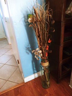 Beautiful vase with arrangement