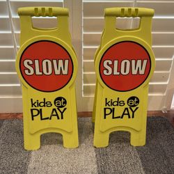 Heavy duty kids at play outdoor standing sign $10 each!
