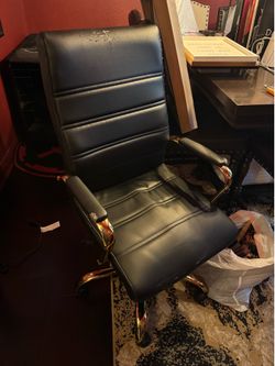 FREE Black and Gold Office Chair