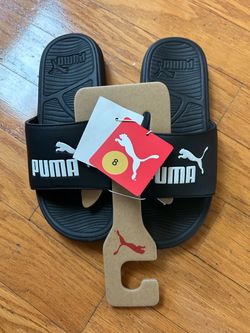 PUMA Men's Black Slide Sandals size 8
