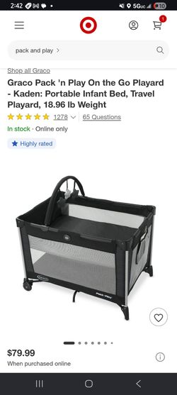 Graco pack and play