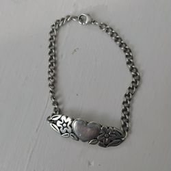 James Avery Retired Hearts And Flowers Bracelet